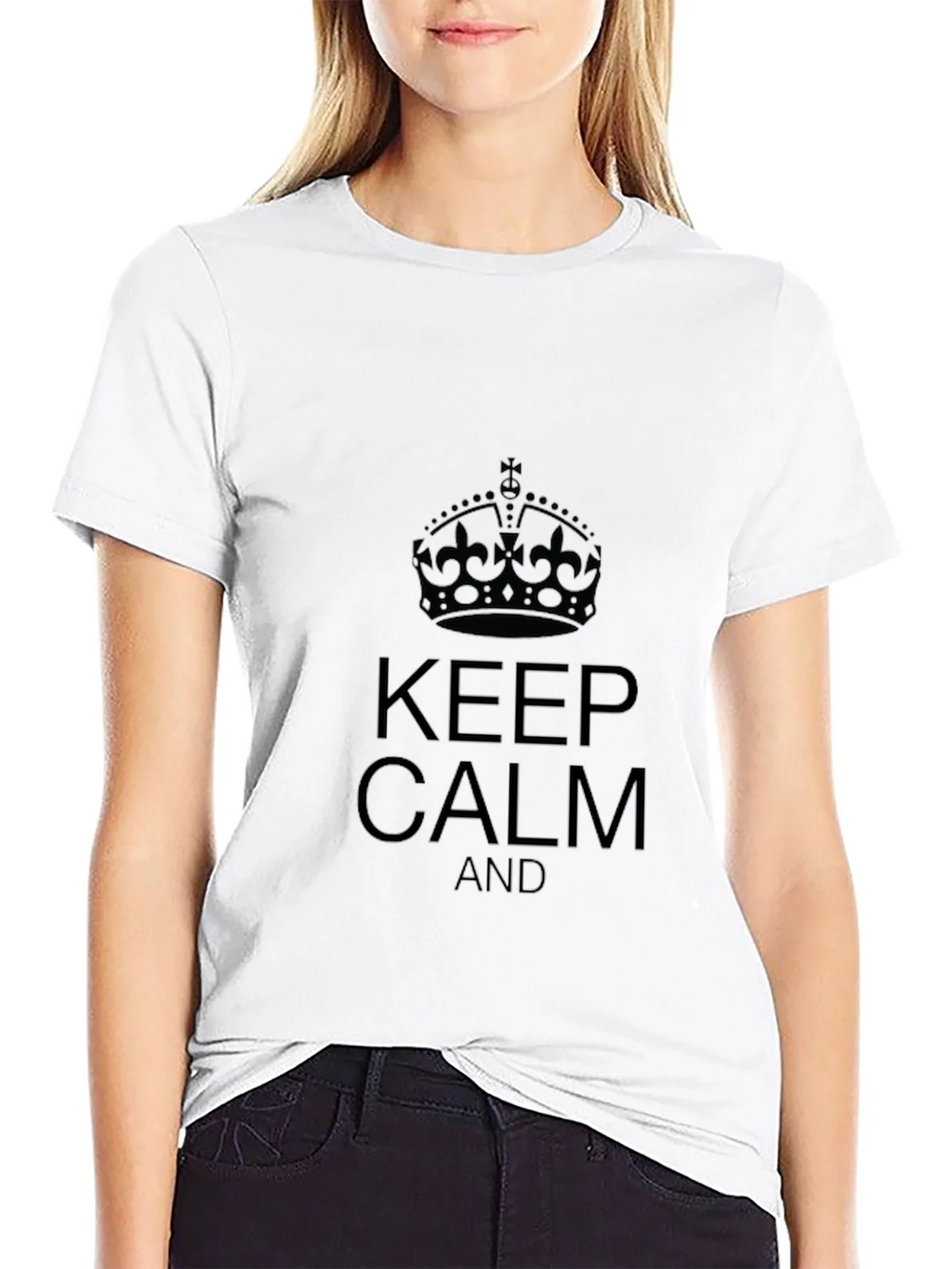 Keep Calm Black T-Shirt product image 11