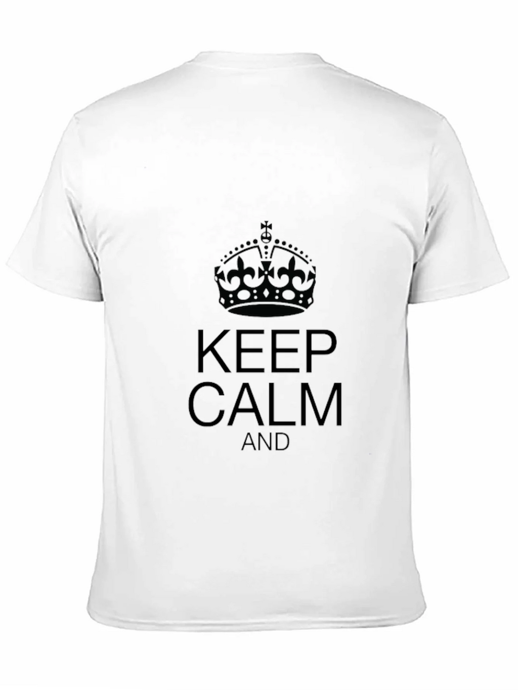 Keep Calm Black T-Shirt product image 2