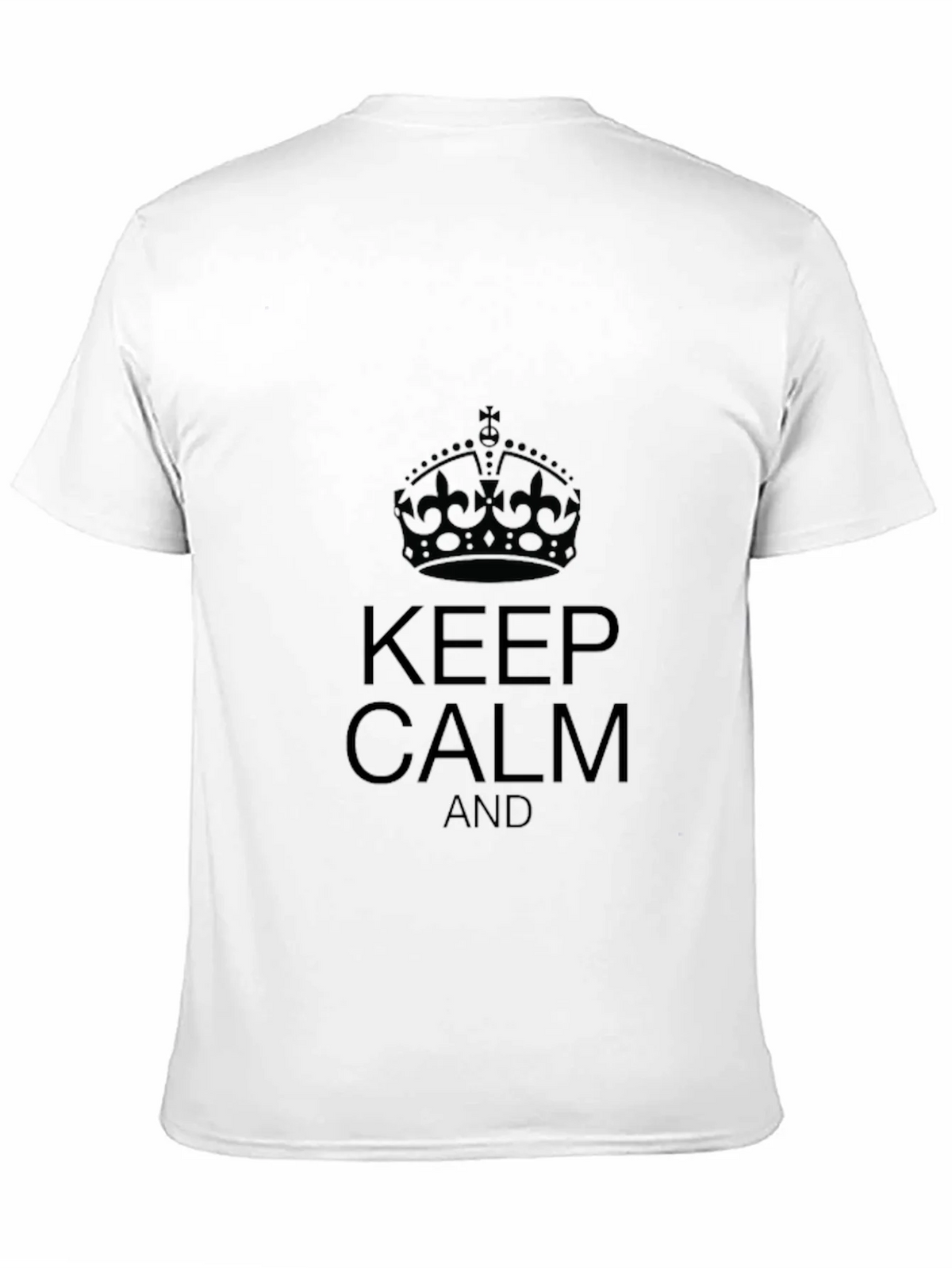 Keep Calm Black T-Shirt product image 2