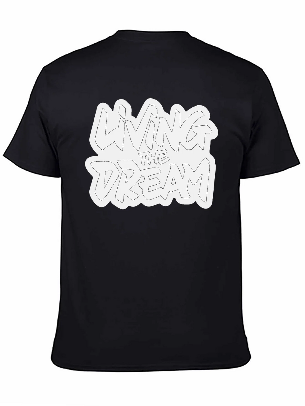 Living the Dream Black Graphic Tee product image 4