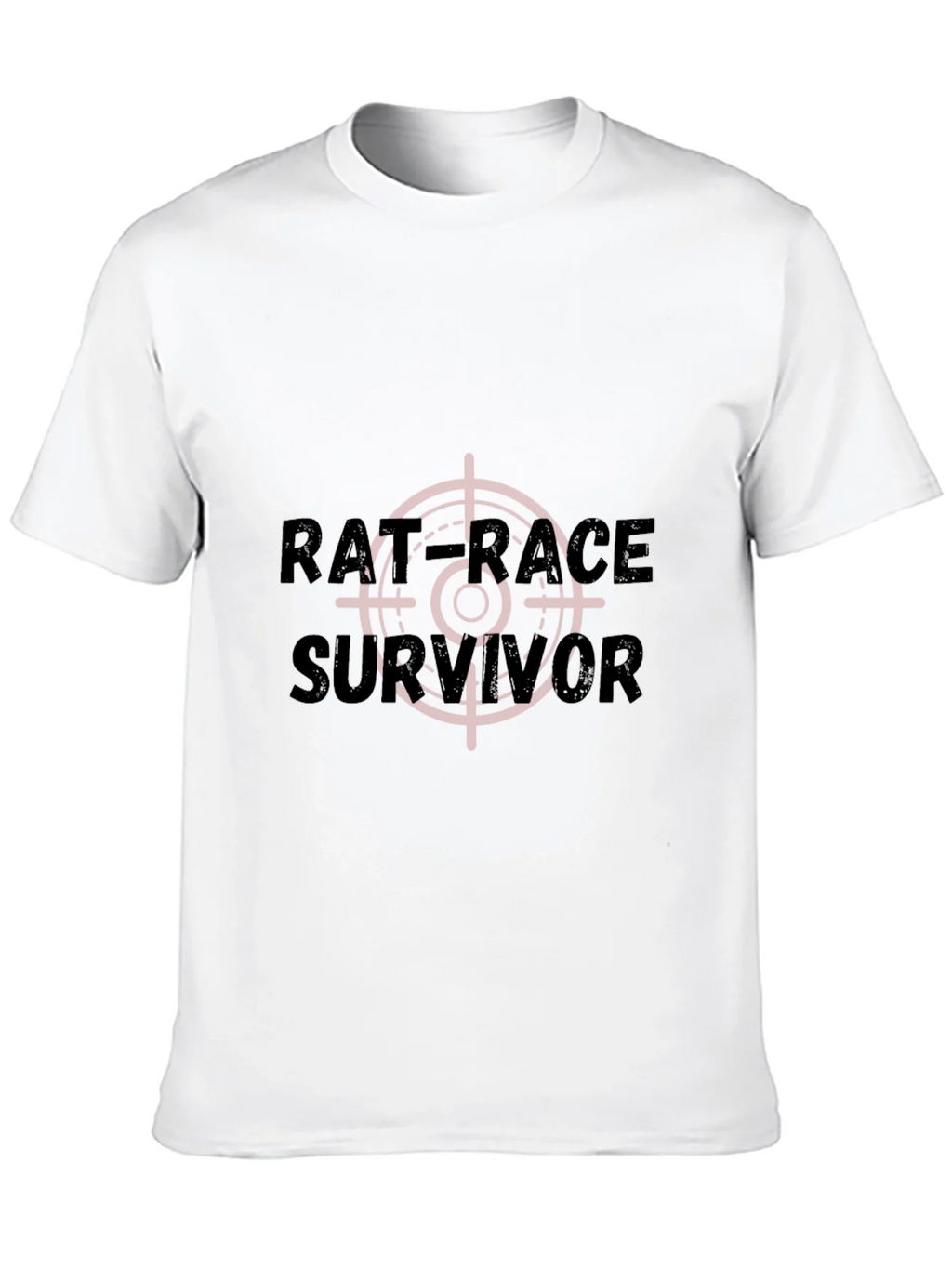 Rat Race Survivor Graphic T-Shirt - Black Crew Neck Tee product image 9