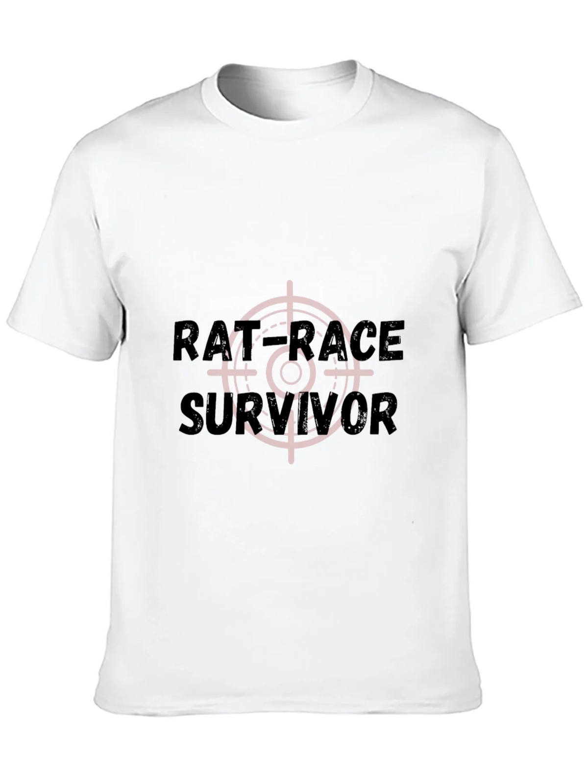 Rat Race Survivor Graphic T-Shirt - Black Crew Neck Tee product image 9