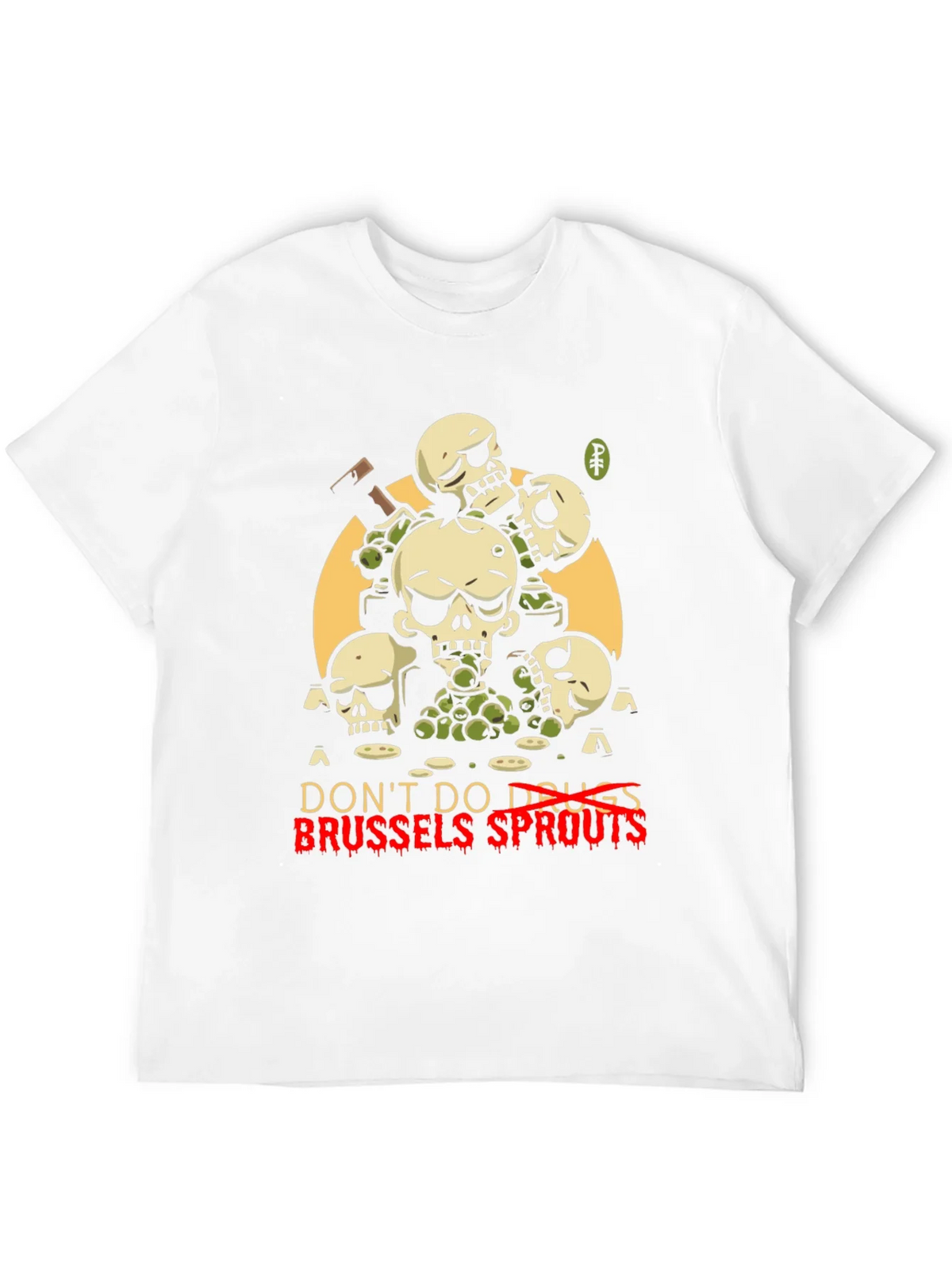 Dont Do Drugs Brussels Sprouts Graphic Tee product image 11