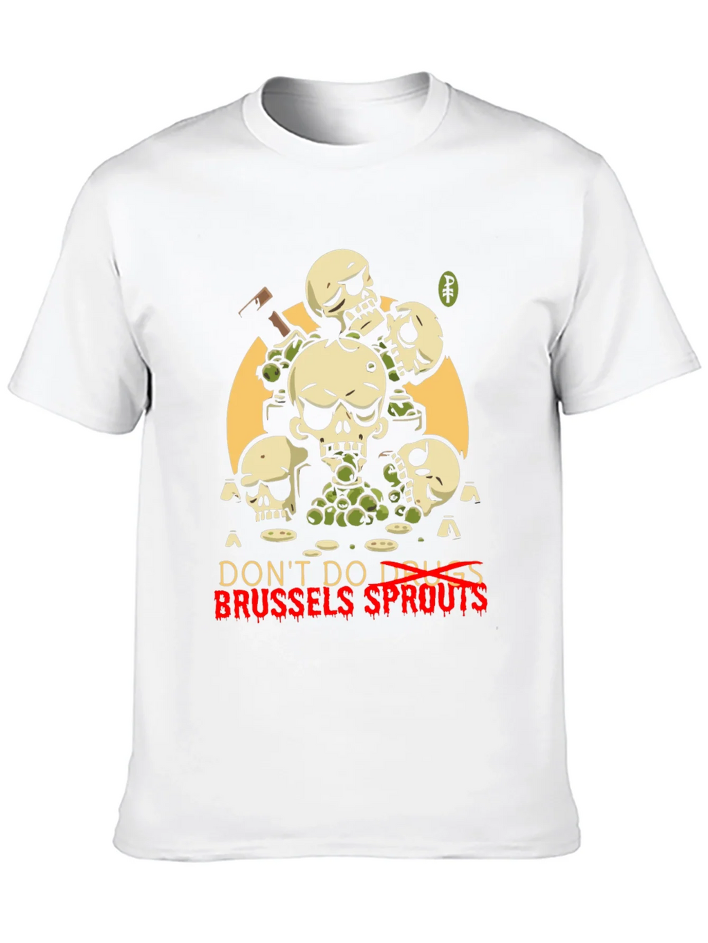 Dont Do Drugs Brussels Sprouts Graphic Tee product image 9