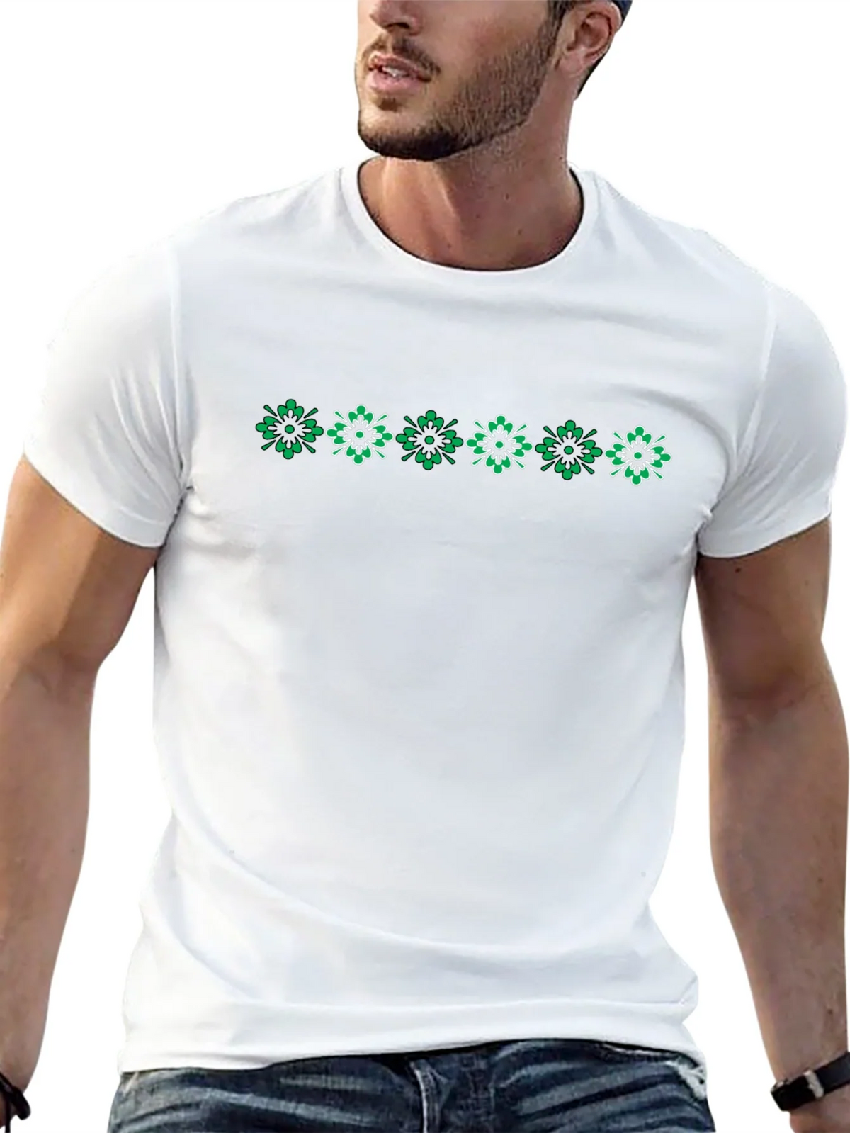 Shamrock Graphic Tee - Lucky Green Design product image 12