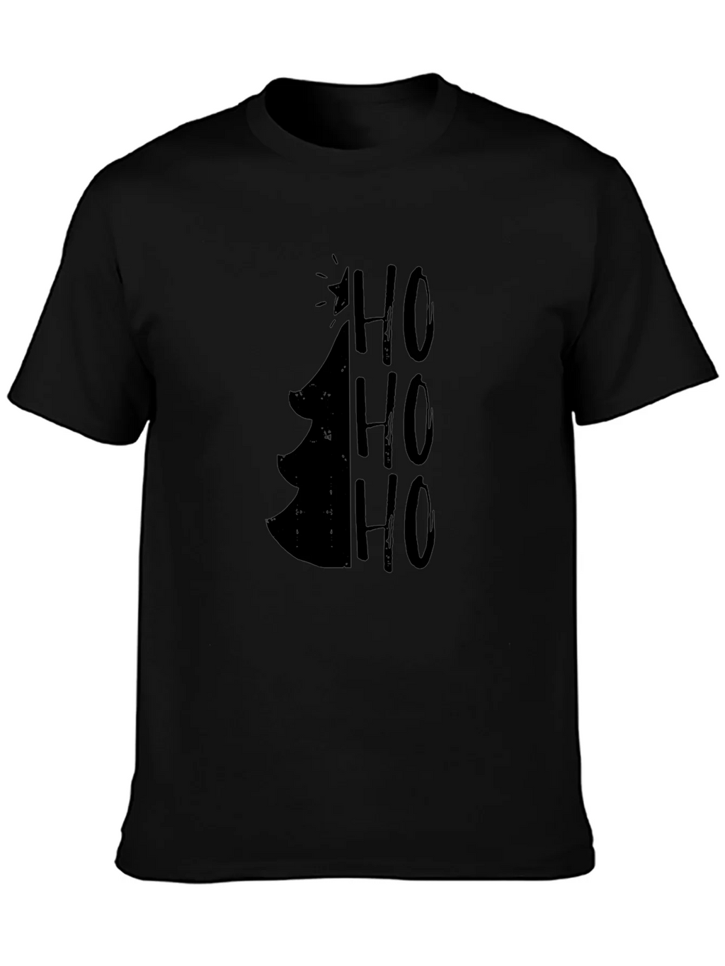 Christmas Tree HO HO HO Mens Graphic Tee product image 6