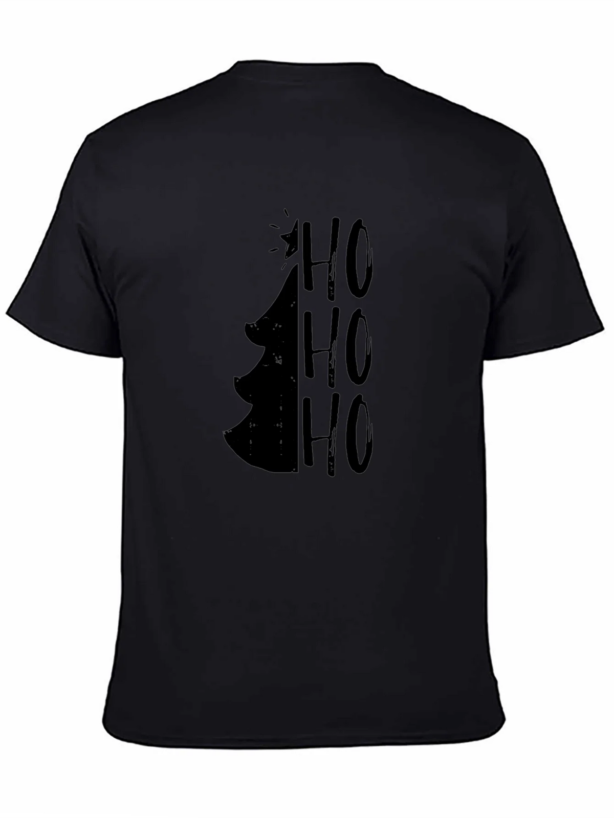 Christmas Tree HO HO HO Mens Graphic Tee product image 7