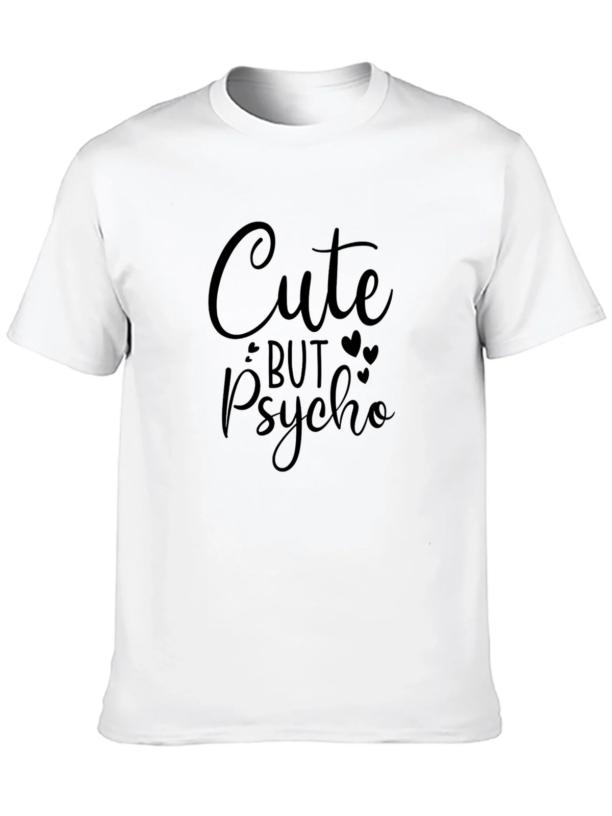 Cute But Psycho Graphic Tee - Black Unisex T-Shirt product image 9