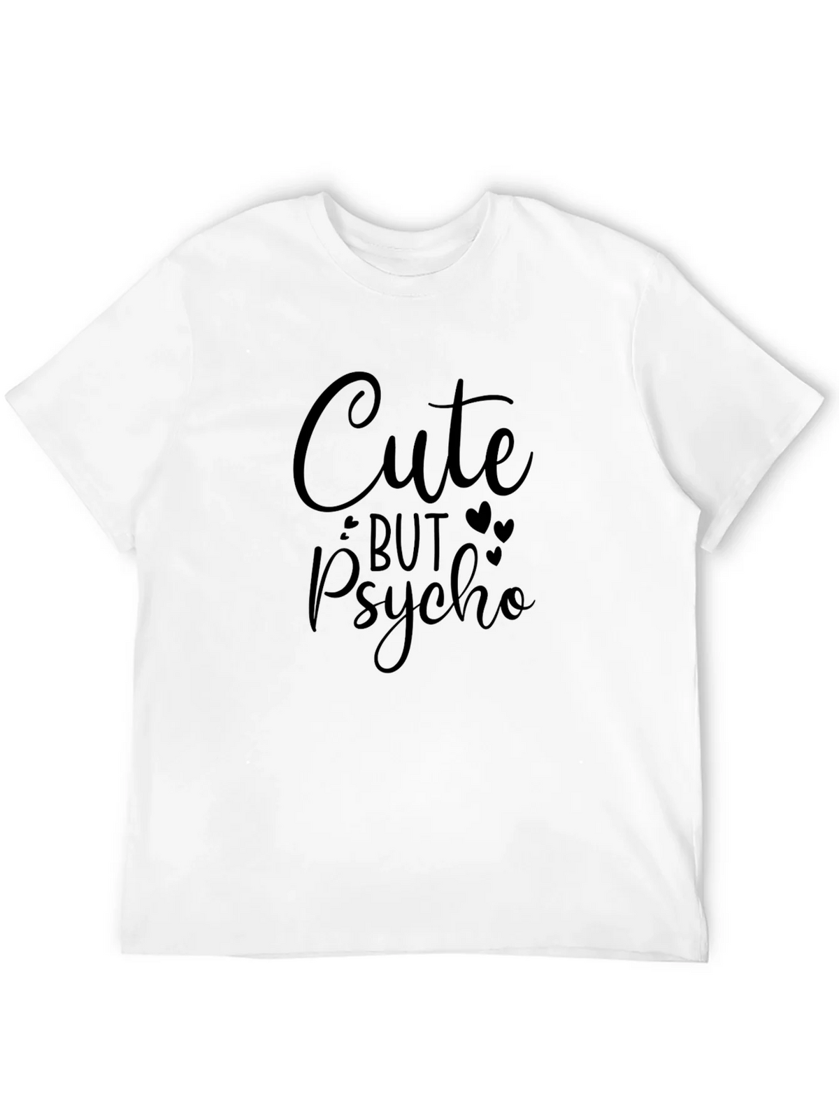 Cute But Psycho Graphic Tee - Black Unisex T-Shirt product image 11