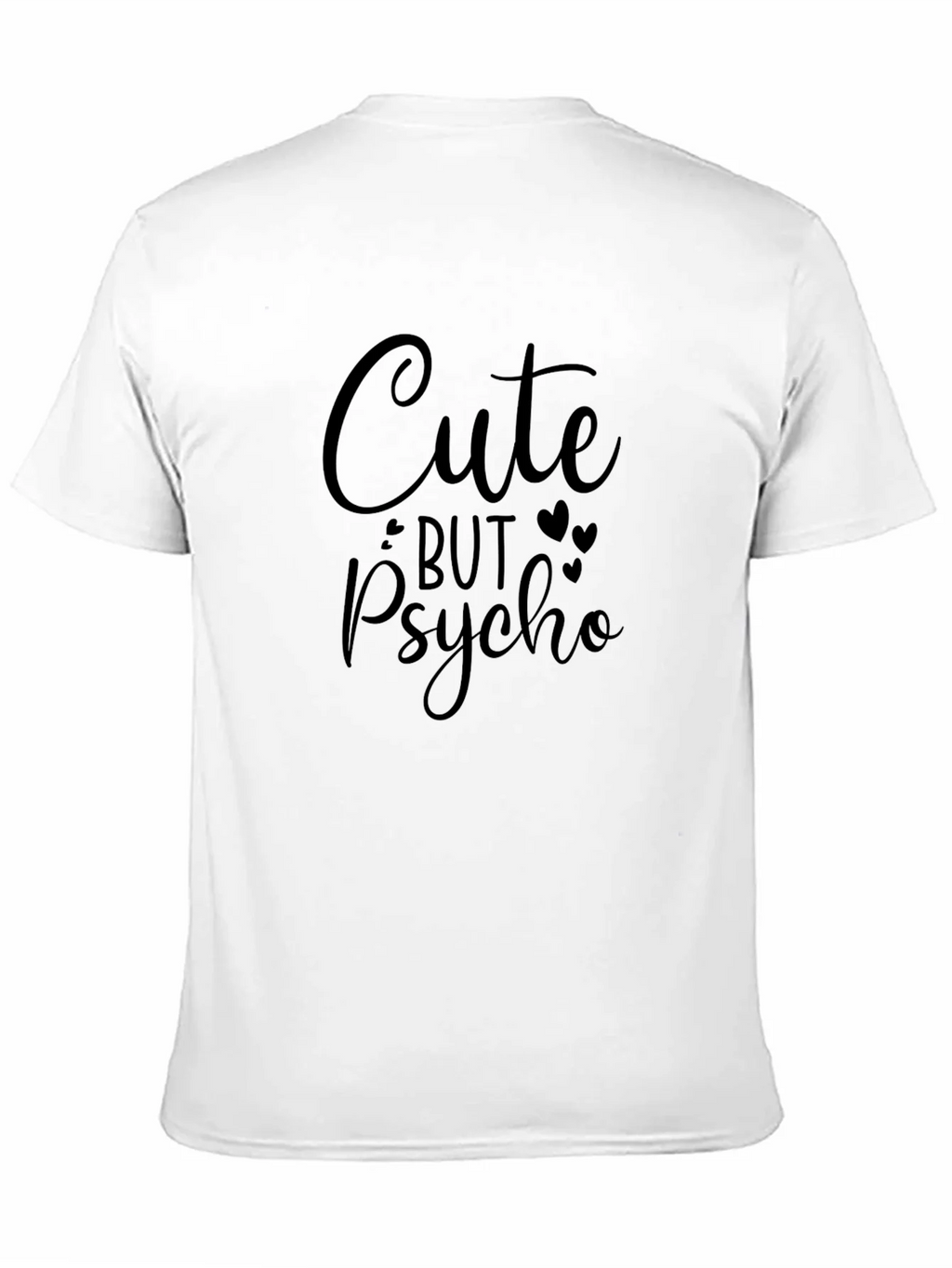 Cute But Psycho Graphic Tee - Black Unisex T-Shirt product image 10