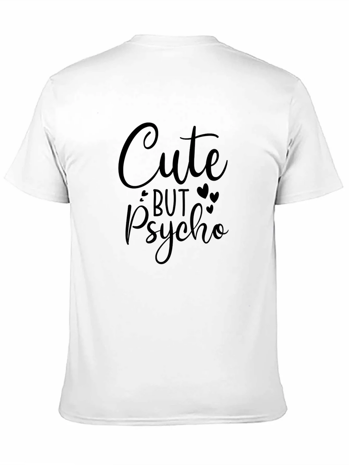 Cute But Psycho Graphic Tee - Black Unisex T-Shirt product image 10