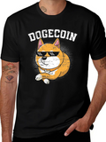 DogeCoin Crypto Cartoon Graphic T-Shirt product image 1