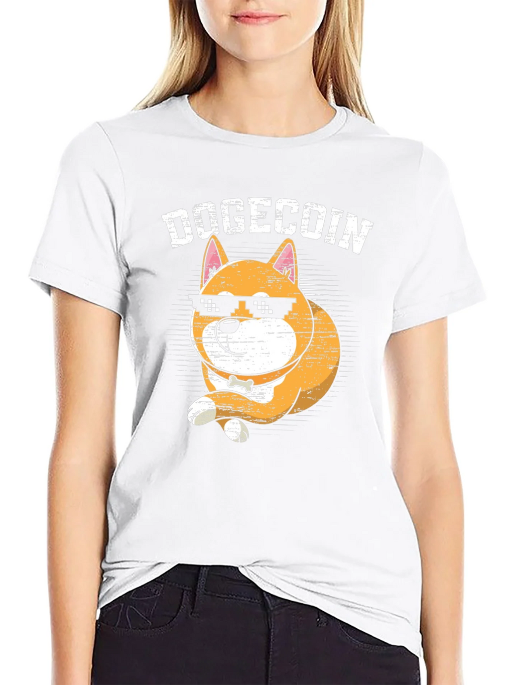 DogeCoin Crypto Cartoon Graphic T-Shirt product image 8