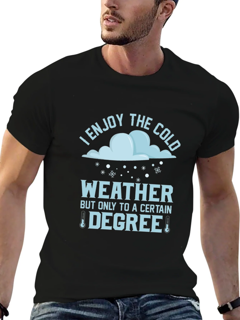 Funny I Enjoy The Cold Weather T-Shirt product image 9