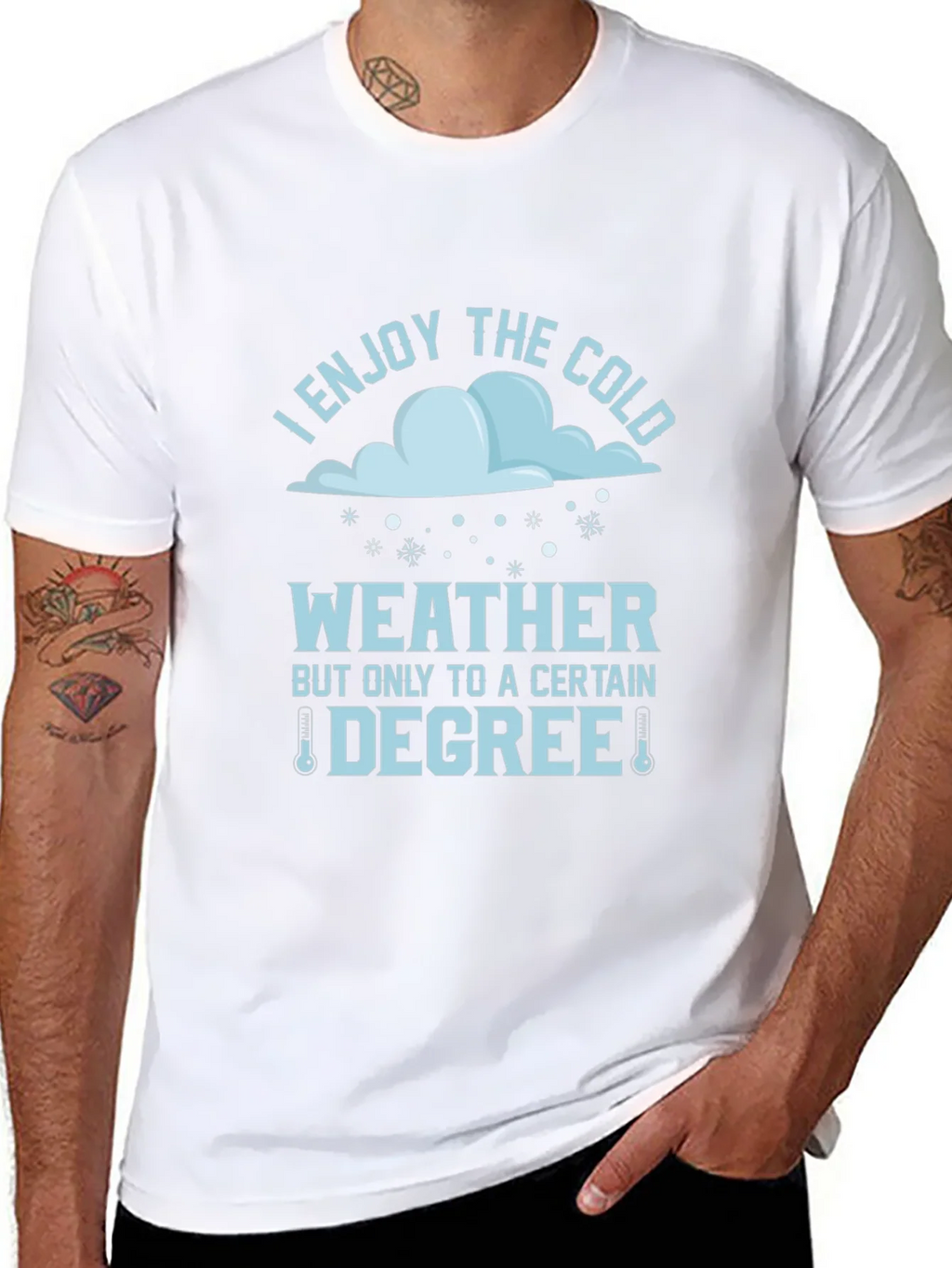 Funny I Enjoy The Cold Weather T-Shirt product image 10