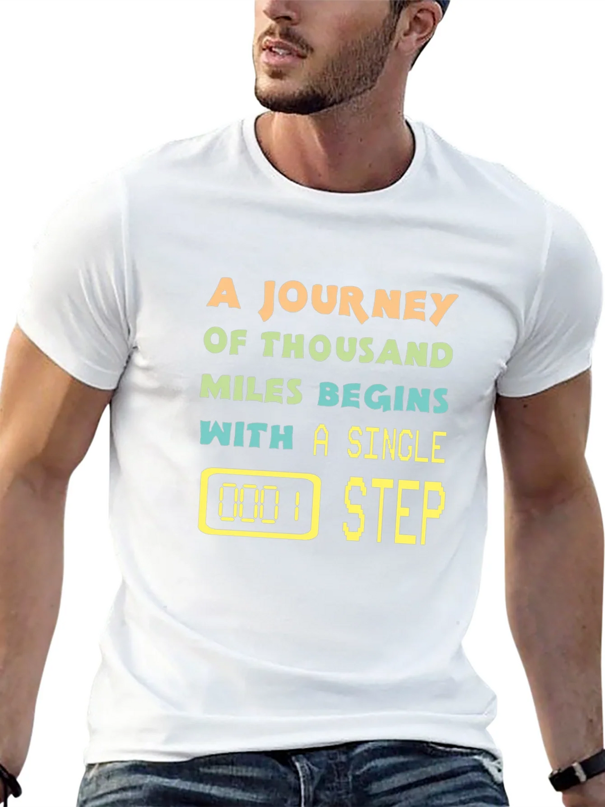 Journey of Thousand Miles Black T-Shirt product image 12