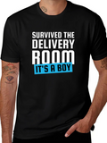 Survived the Delivery Room T-Shirt - Its a Boy! product image 1