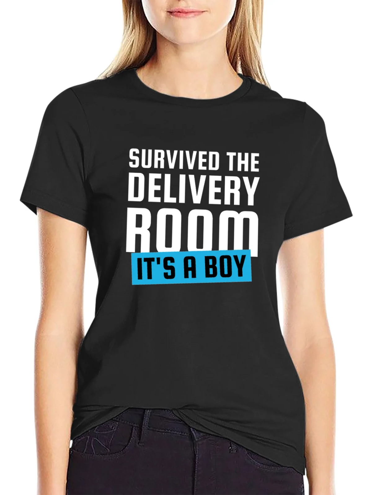 Survived the Delivery Room T-Shirt - Its a Boy! product image 5