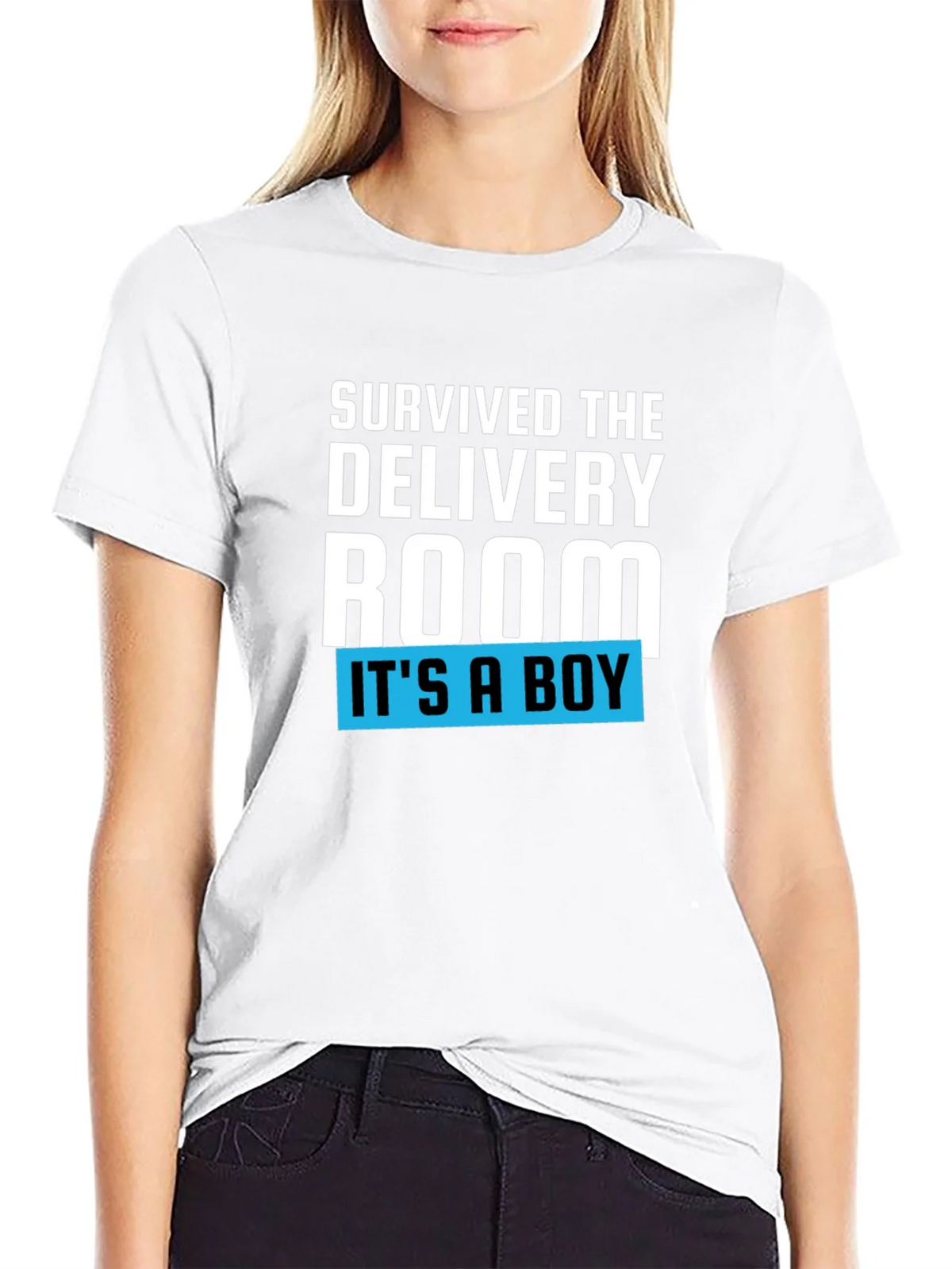 Survived the Delivery Room T-Shirt - Its a Boy! product image 11