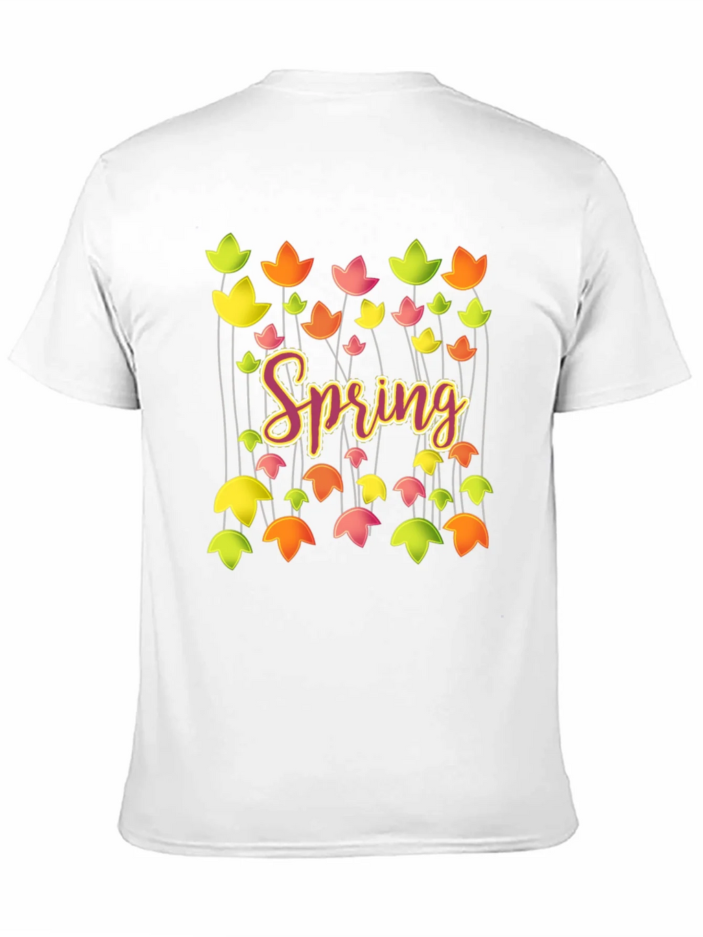 Spring Floral Graphic T-Shirt - Trendy Casual Tee product image 2