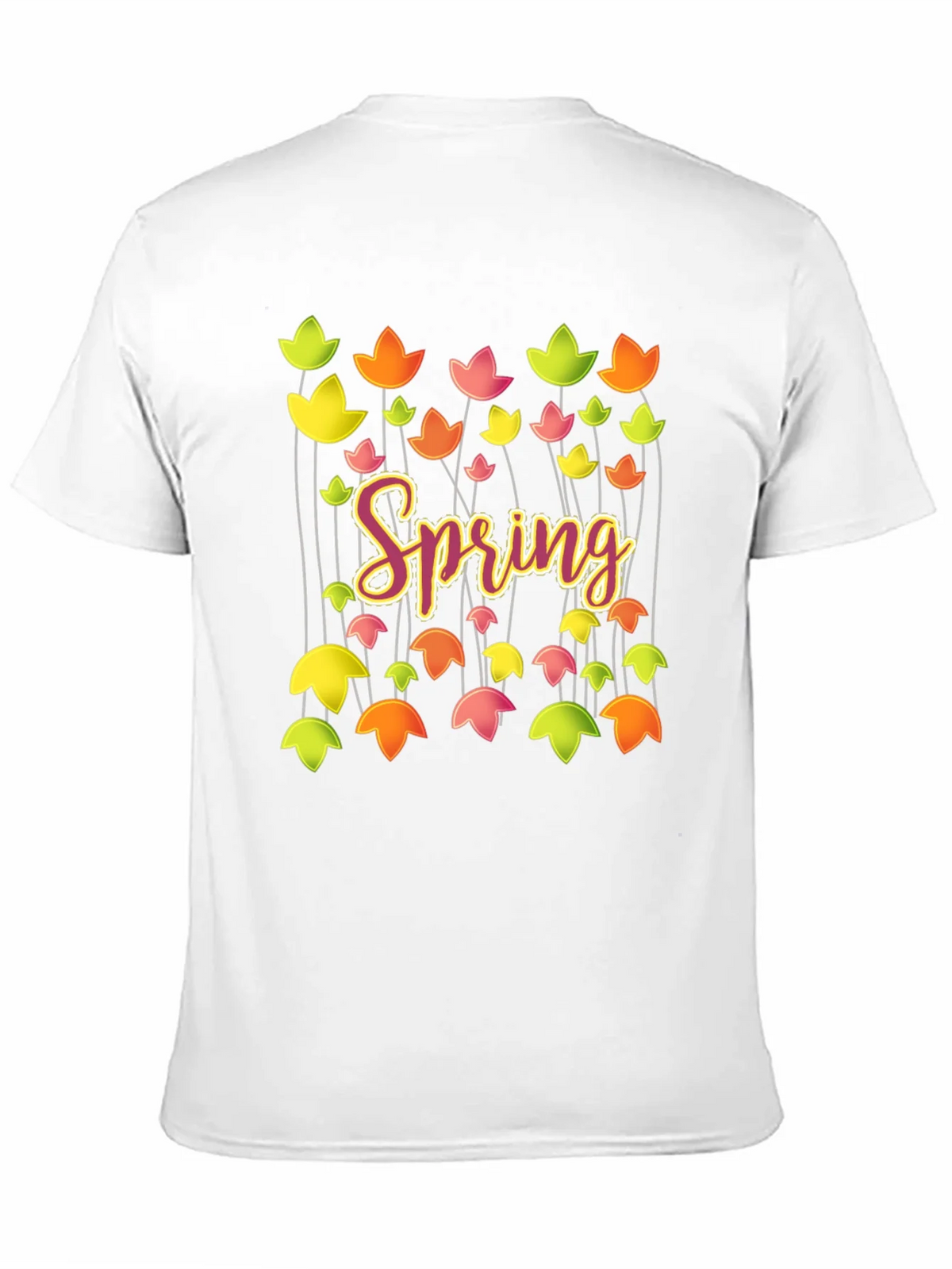Spring Floral Graphic T-Shirt - Trendy Casual Tee product image 2