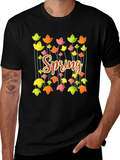 Spring Floral Graphic T-Shirt - Trendy Casual Tee product image 1