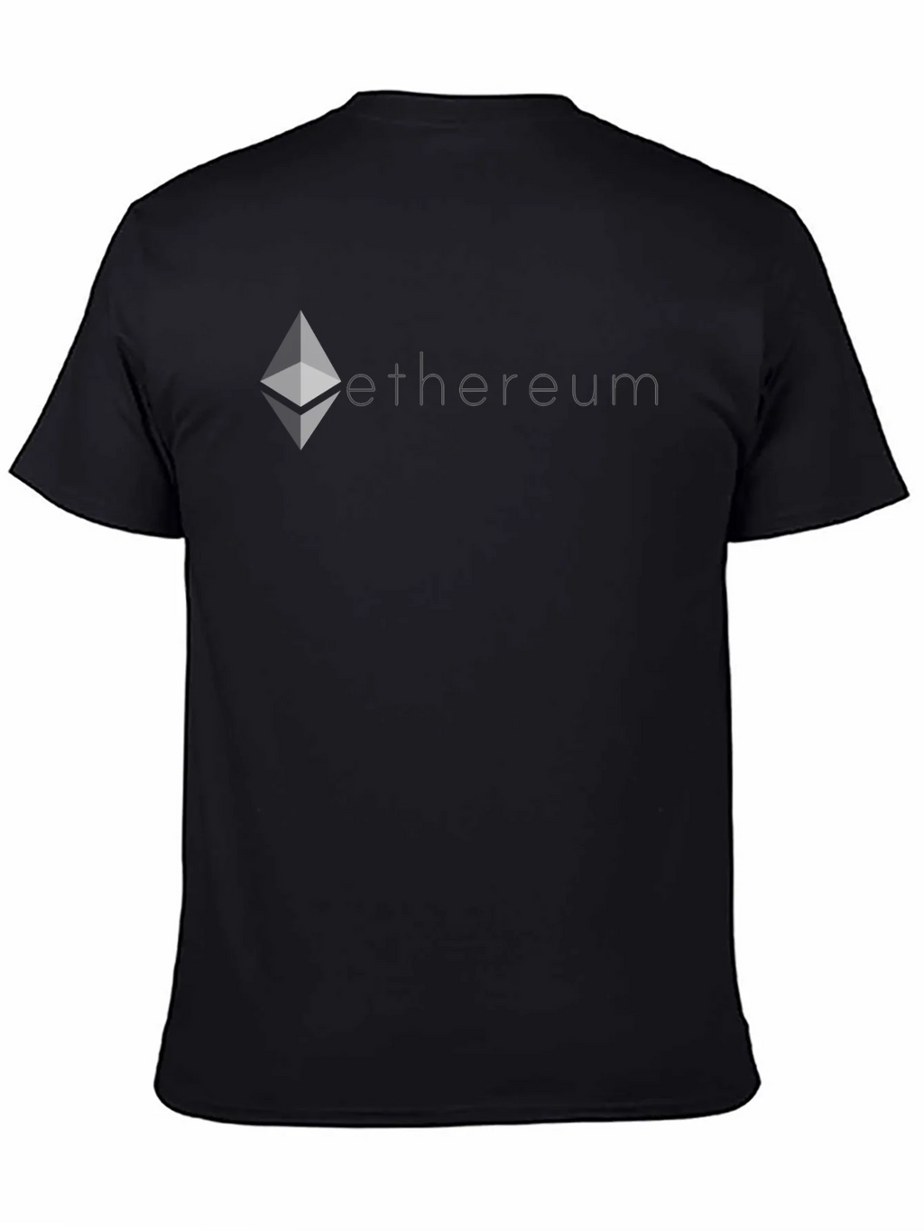 Ethereum Crypto T-Shirt - Black Cotton Blend Tee product image 7
