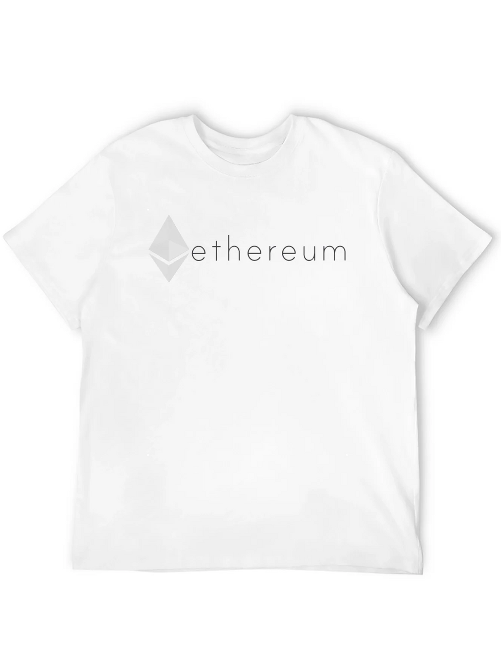 Ethereum Crypto T-Shirt - Black Cotton Blend Tee product image 3