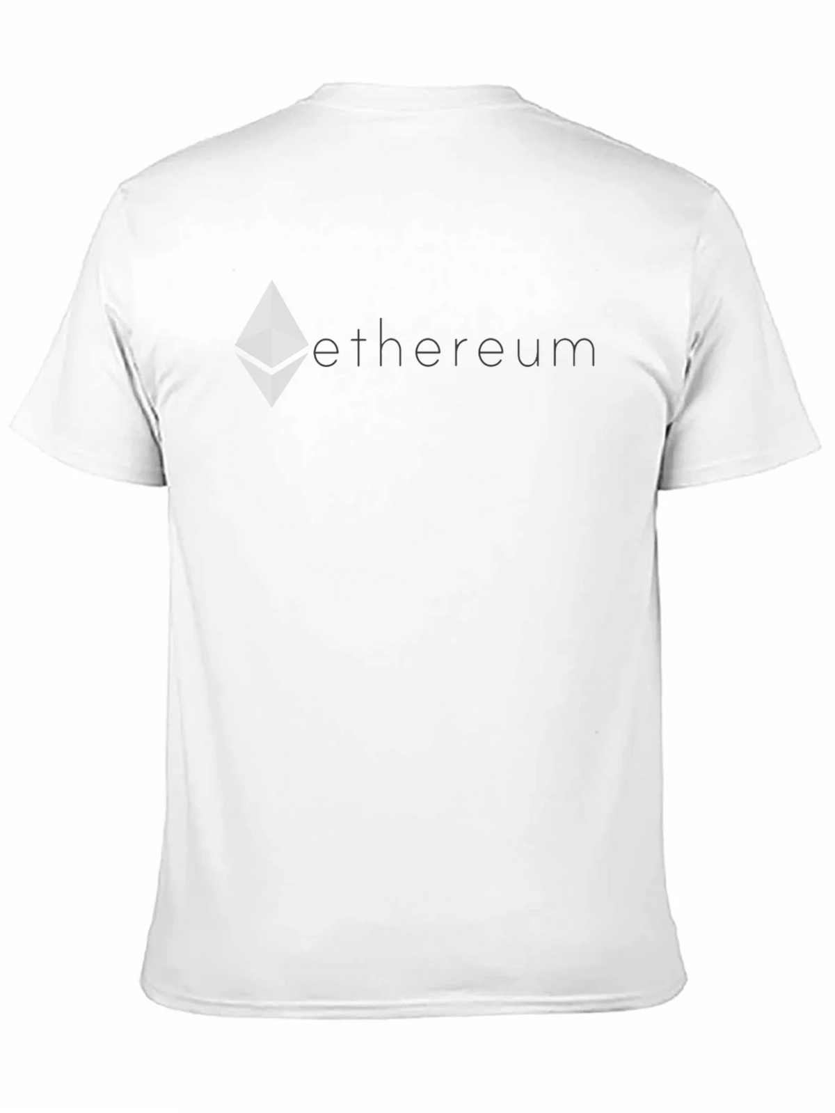Ethereum Crypto T-Shirt - Black Cotton Blend Tee product image 2