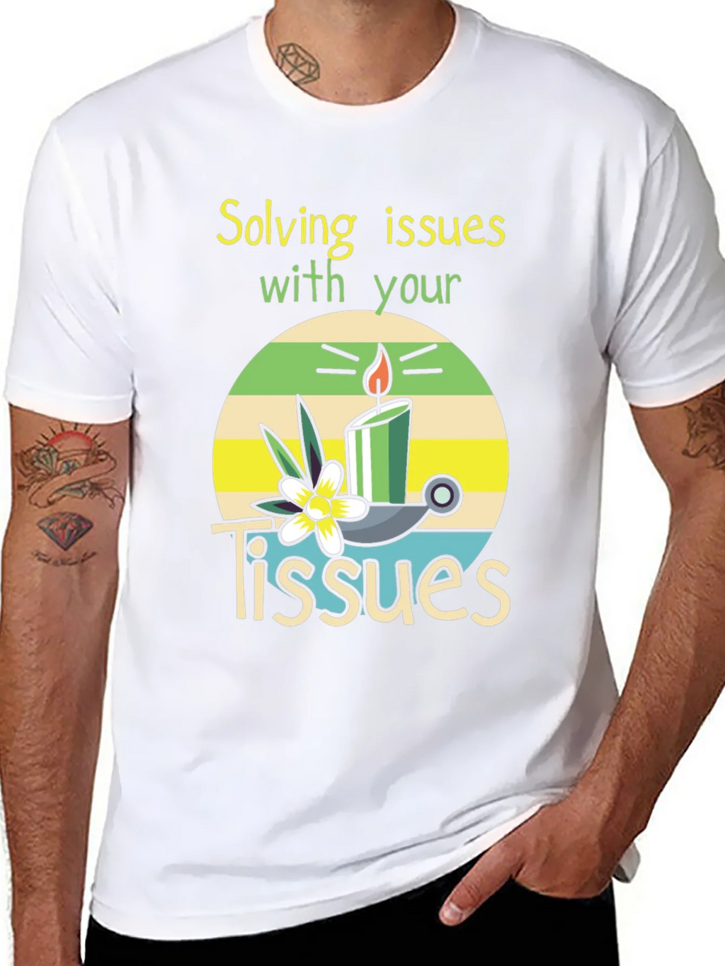 Solving Issues with Tissues T-Shirt product image 7