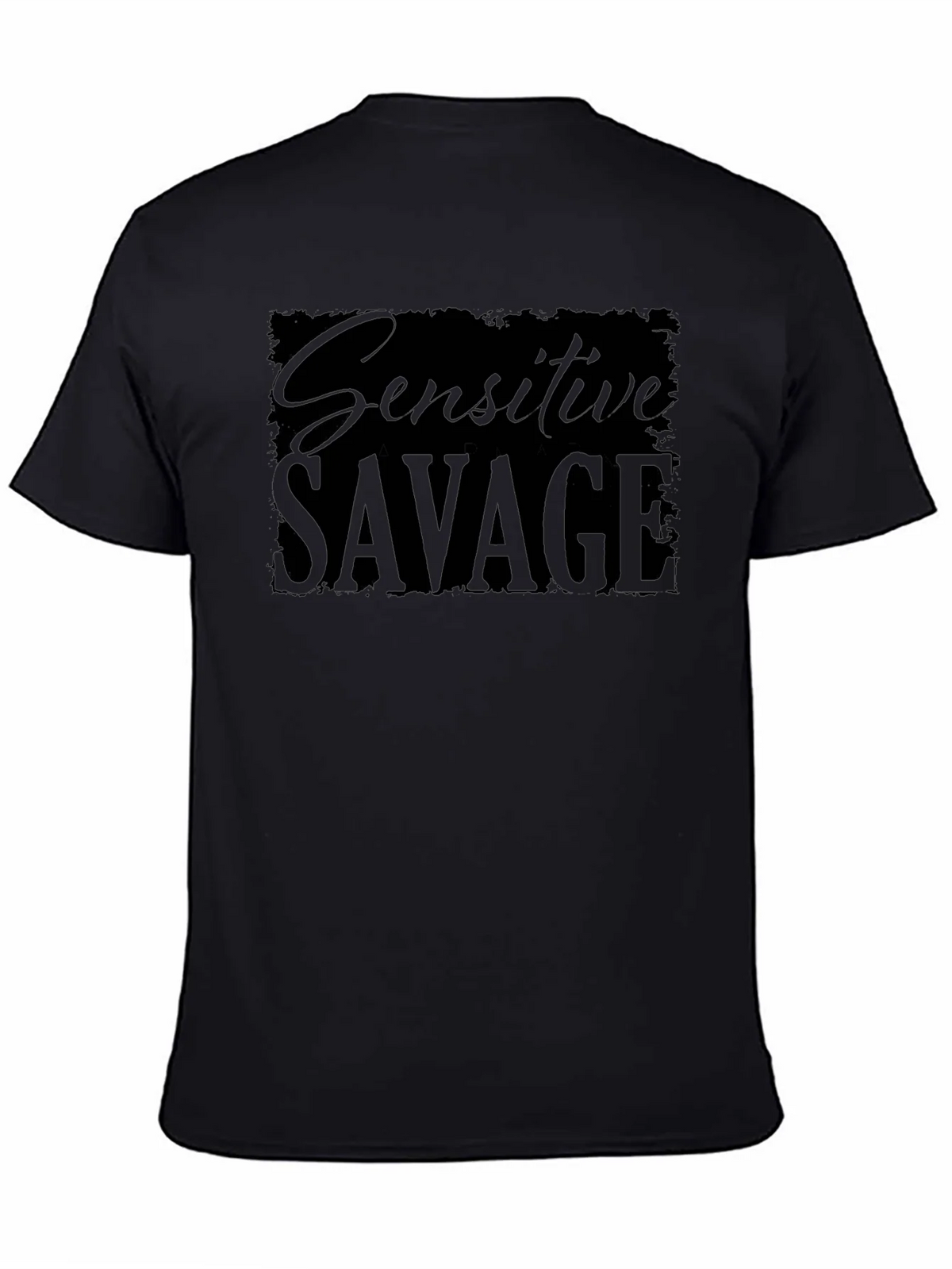 Sensitive Savage Graphic T-Shirt - Black product image 4