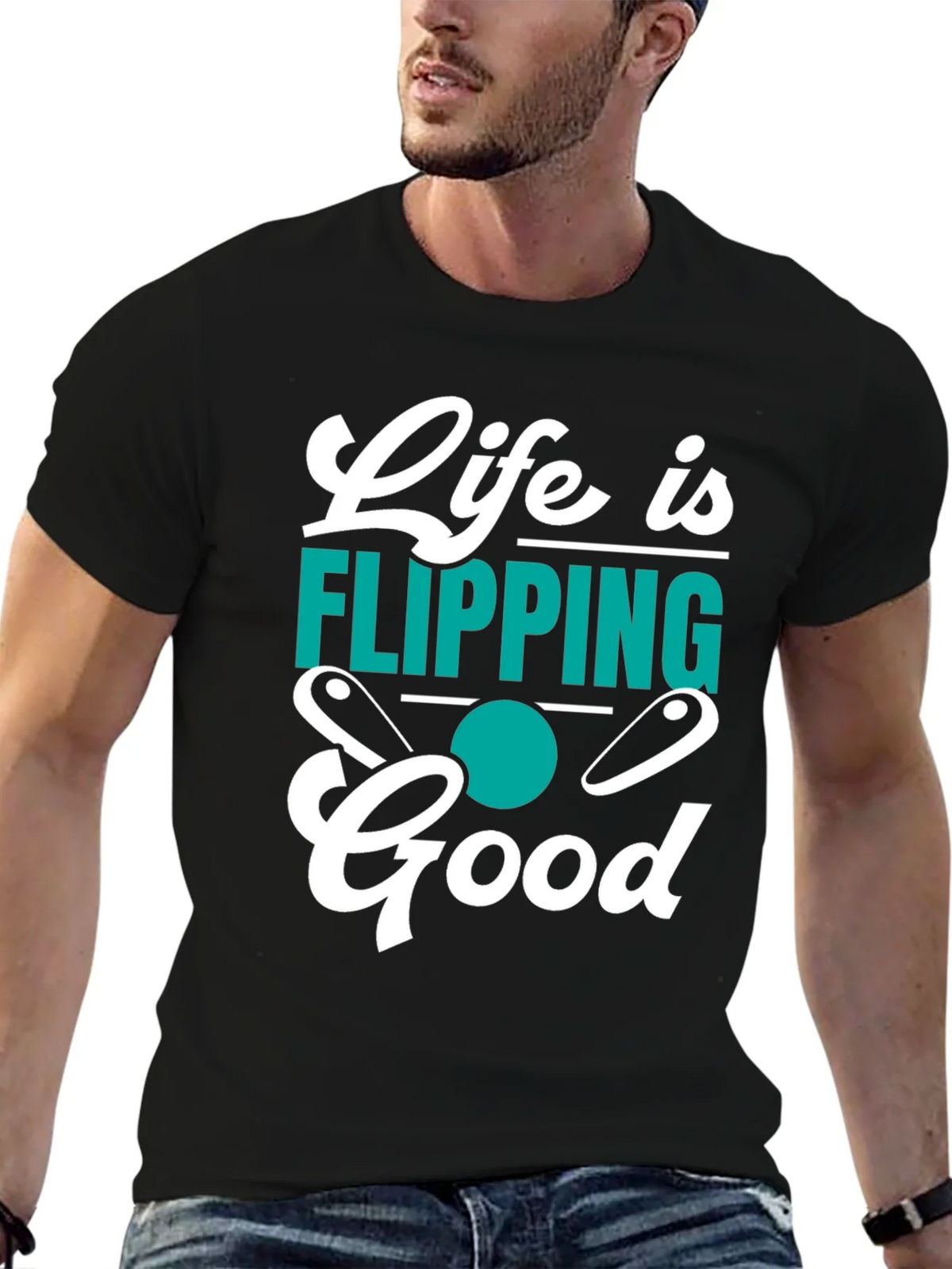 Life is Flipping Good T-Shirt product image 9