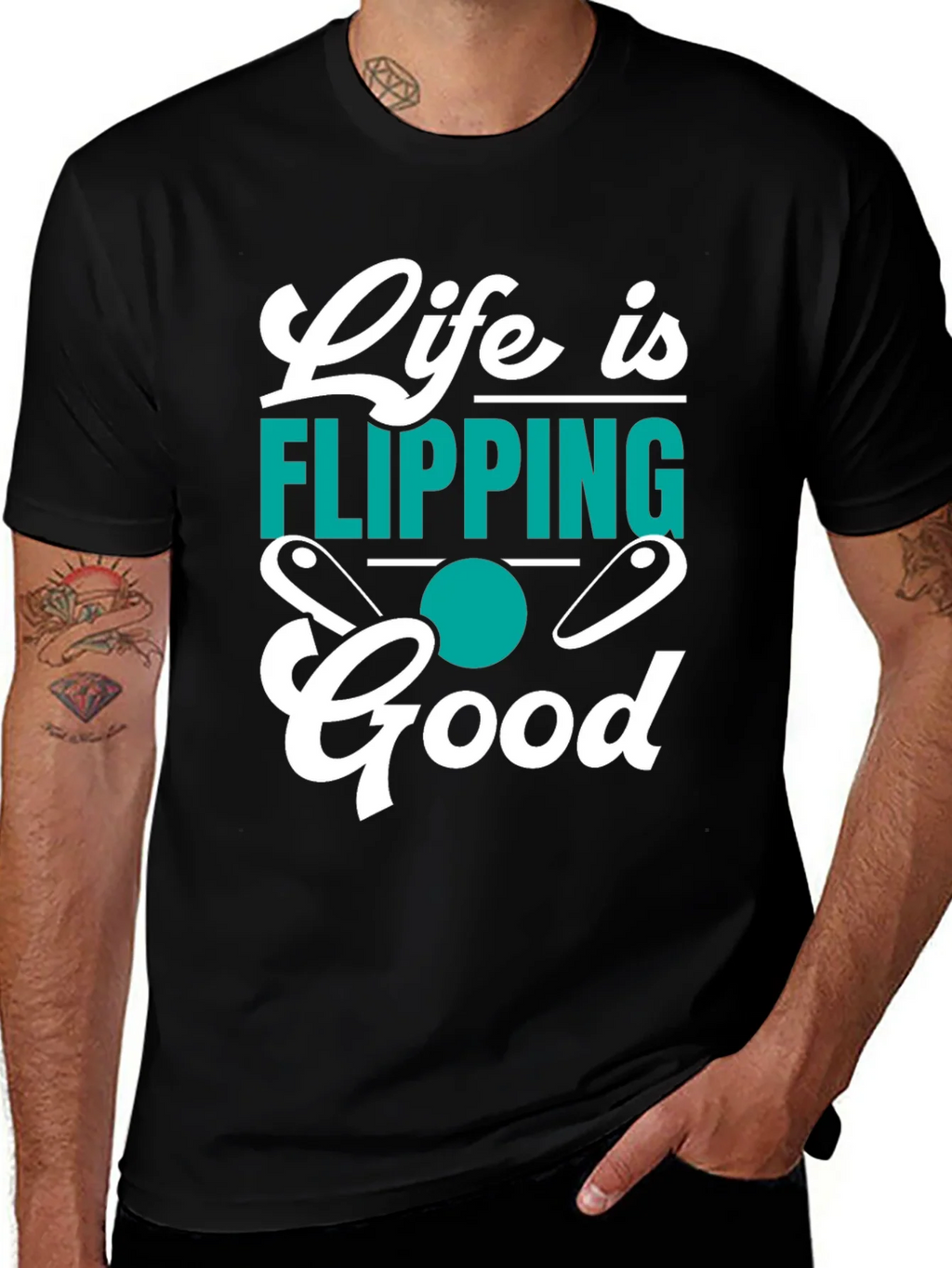 Life is Flipping Good T-Shirt product image 1