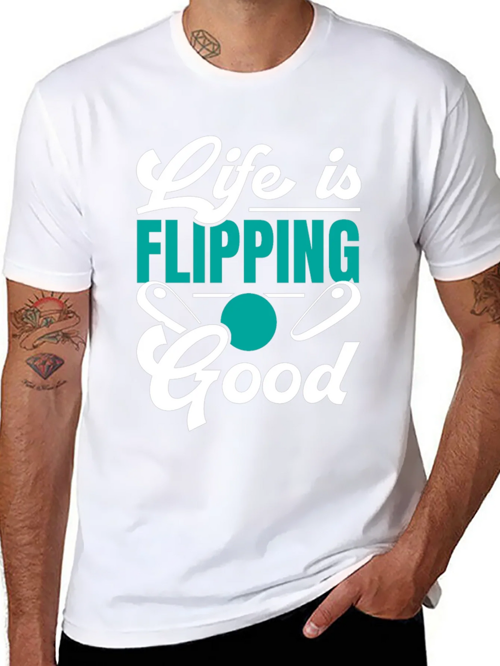 Life is Flipping Good T-Shirt product image 10