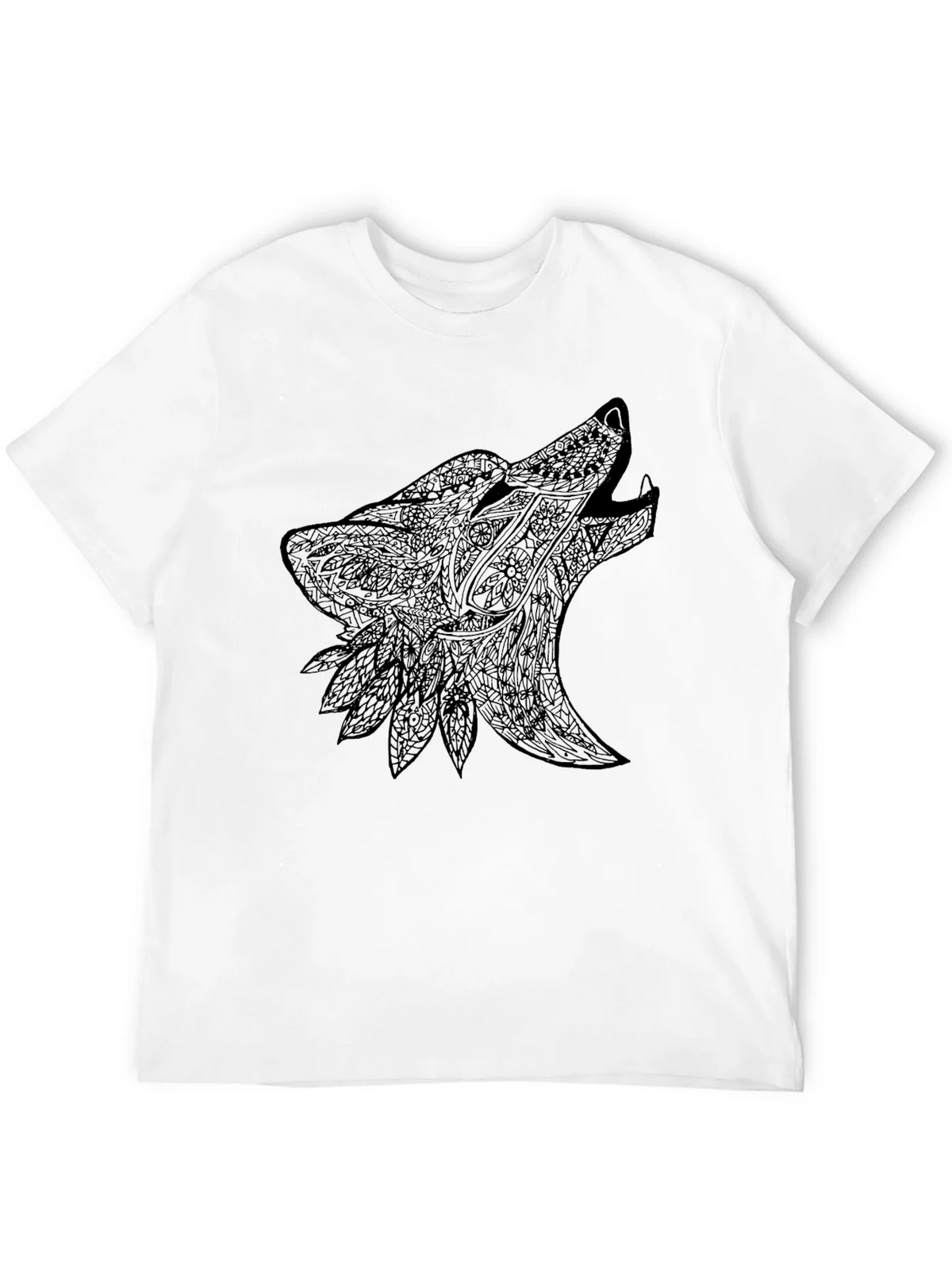 Black Wolf Design Graphic Tee product image 11