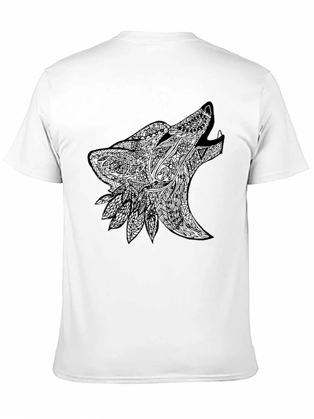 Black Wolf Design Graphic Tee product image 10