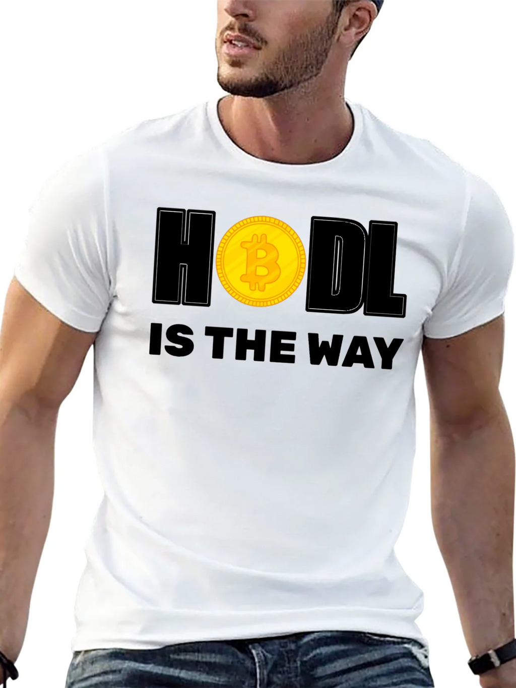HODL is the Way T-Shirt - Bitcoin Crypto product image 4