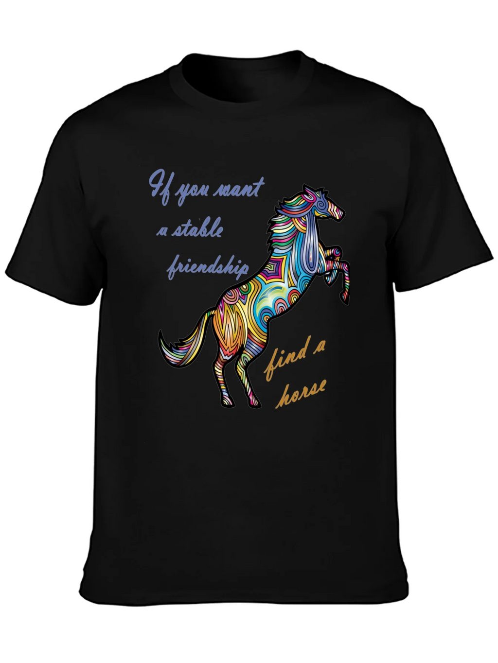 Stable Friendship Horse Graphic Tee product image 6