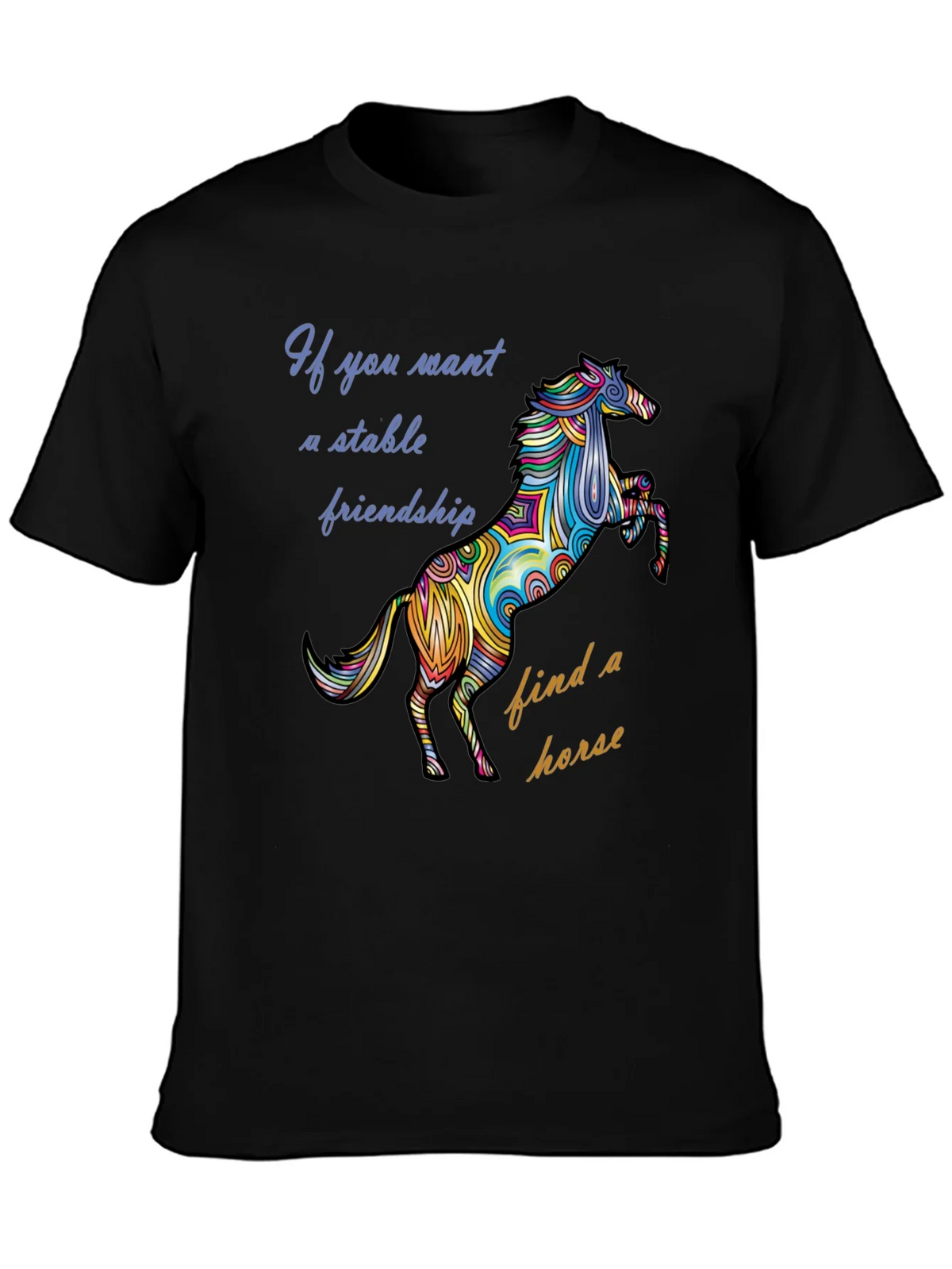 Stable Friendship Horse Graphic Tee product image 6