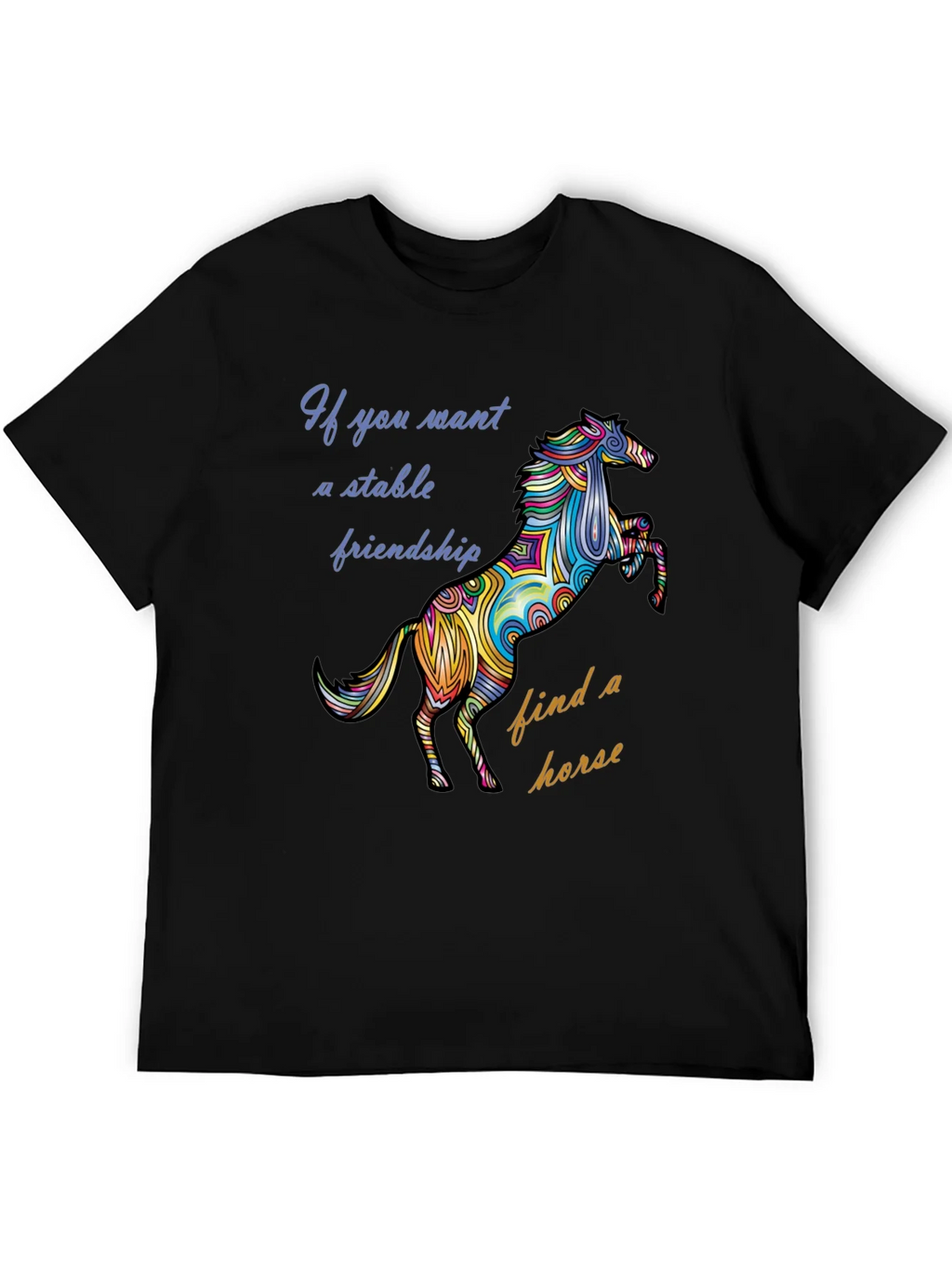 Stable Friendship Horse Graphic Tee product image 8