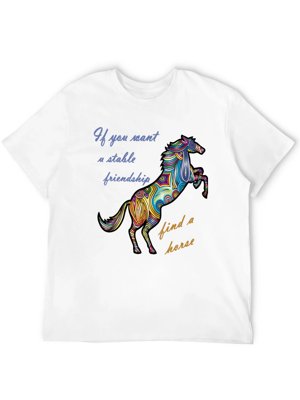 Stable Friendship Horse Graphic Tee product image 3