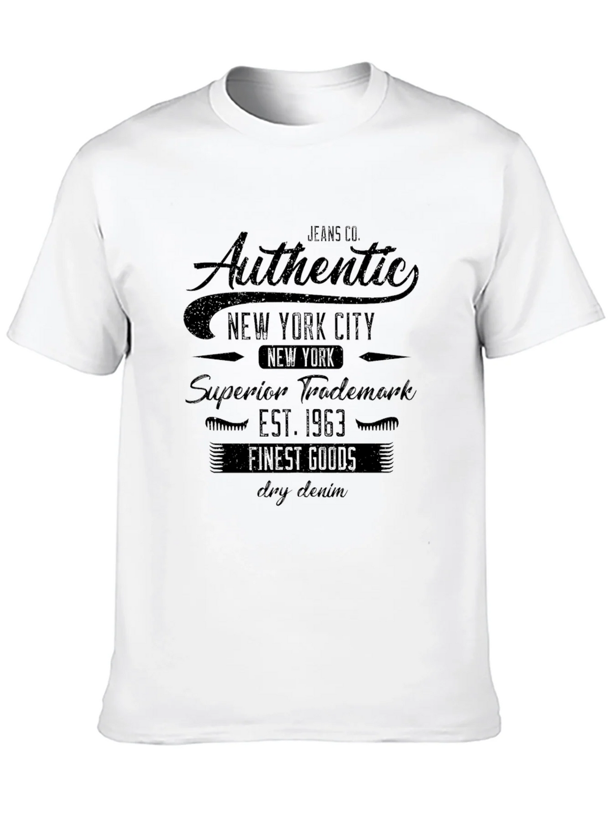 Authentic New York City Black T-Shirt product image 12