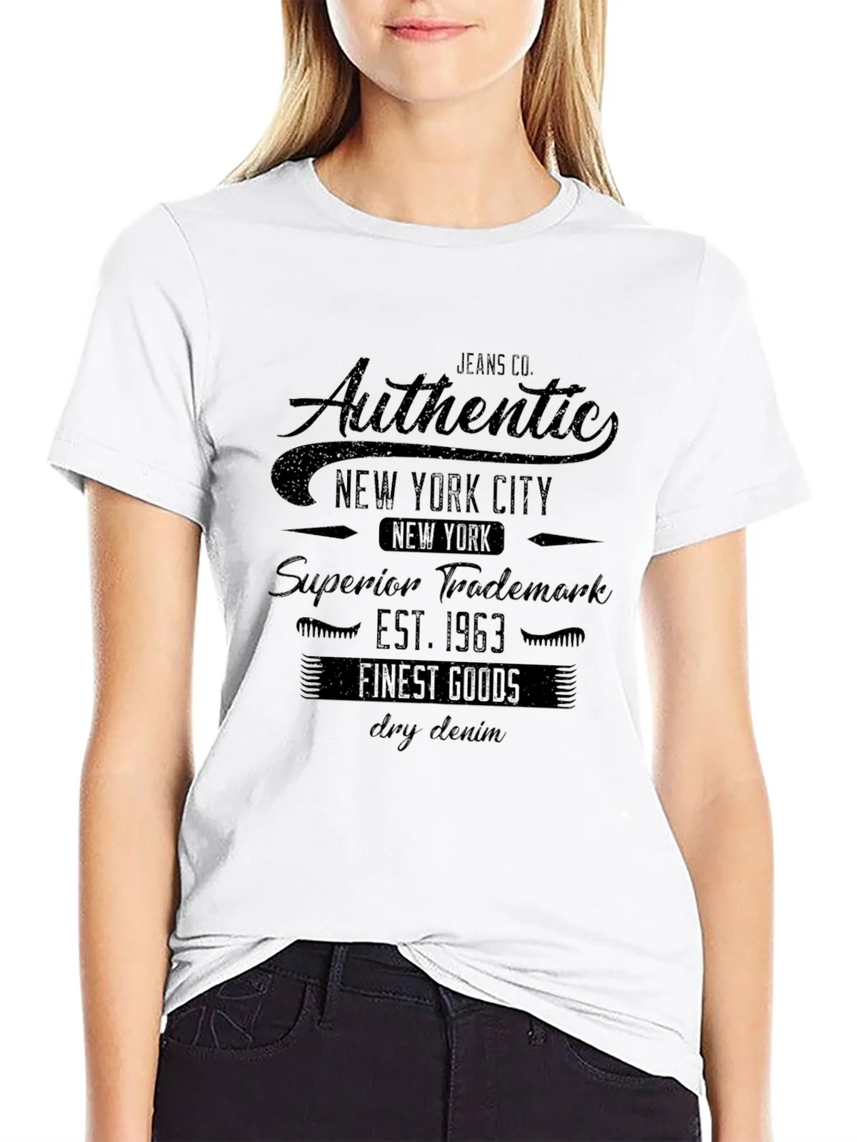 Authentic New York City Black T-Shirt product image 11