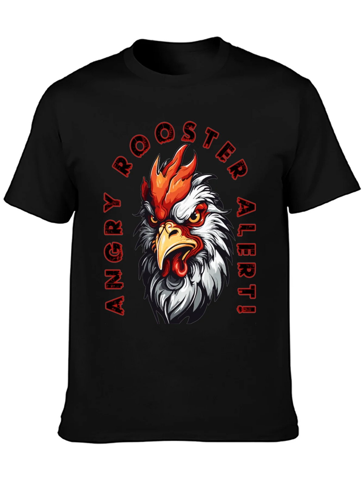 Angry Rooster Alert Graphic Tee product image 3