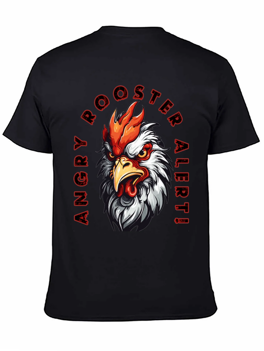 Angry Rooster Alert Graphic Tee product image 4