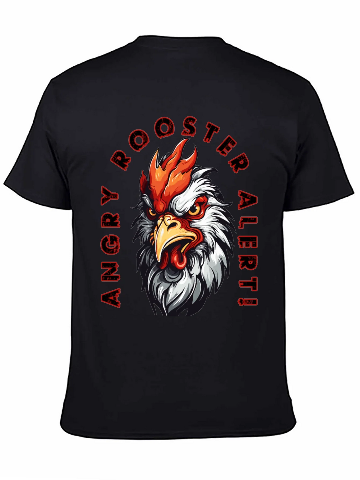 Angry Rooster Alert Graphic Tee product image 4