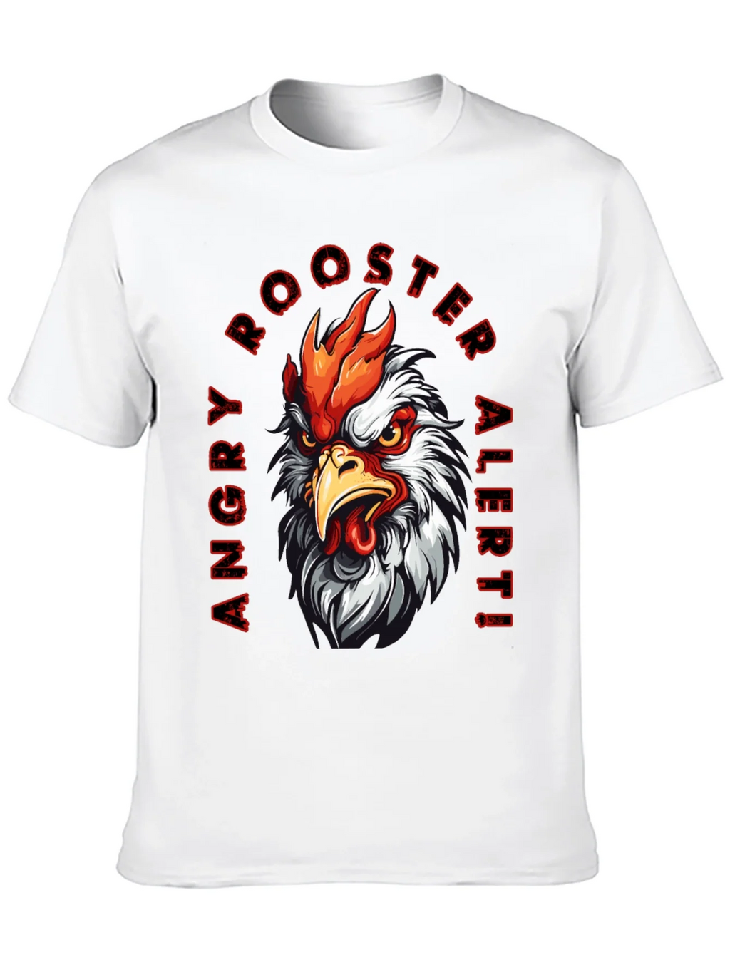 Angry Rooster Alert Graphic Tee product image 9