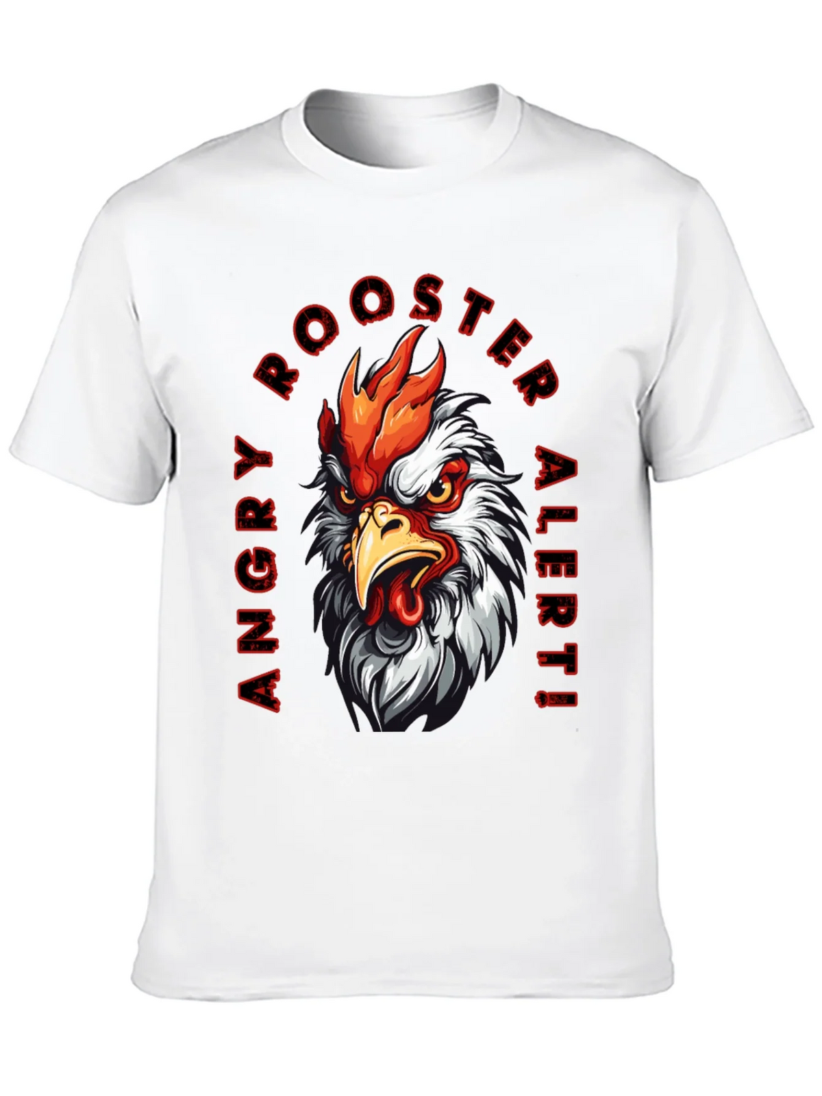 Angry Rooster Alert Graphic Tee product image 9
