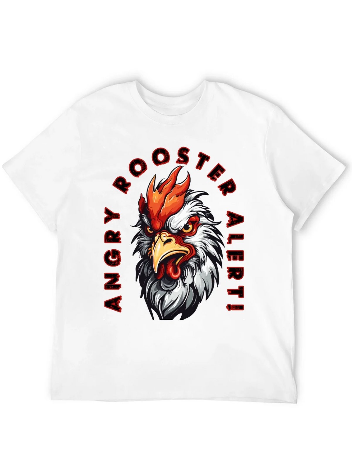 Angry Rooster Alert Graphic Tee product image 11