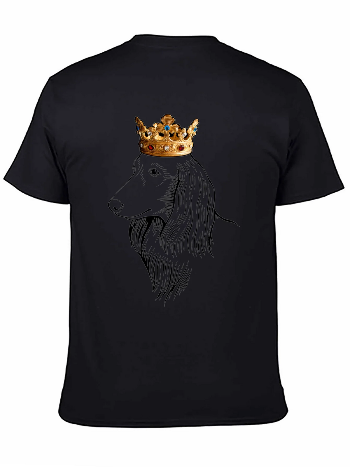 King Dachshund Graphic Tee - Regal Dog T-Shirt product image 4